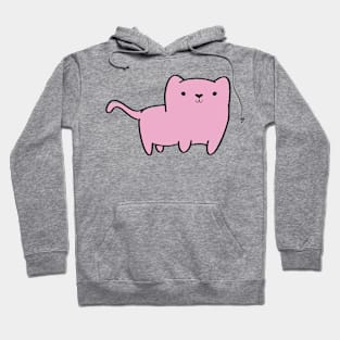 Kitty going for a stroll (pink) Hoodie